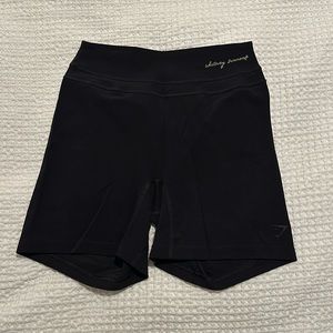 Gymshark X Whitney Simmons High Rise Shorts in Black Size M